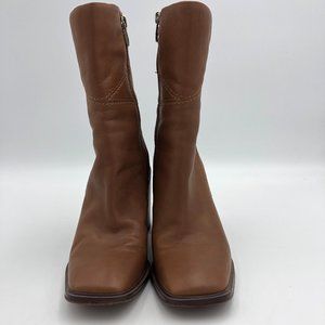 Franco Sarto Brown Ankle Boots